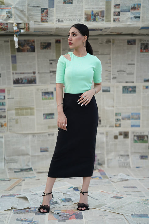 Cleo Cut Top
